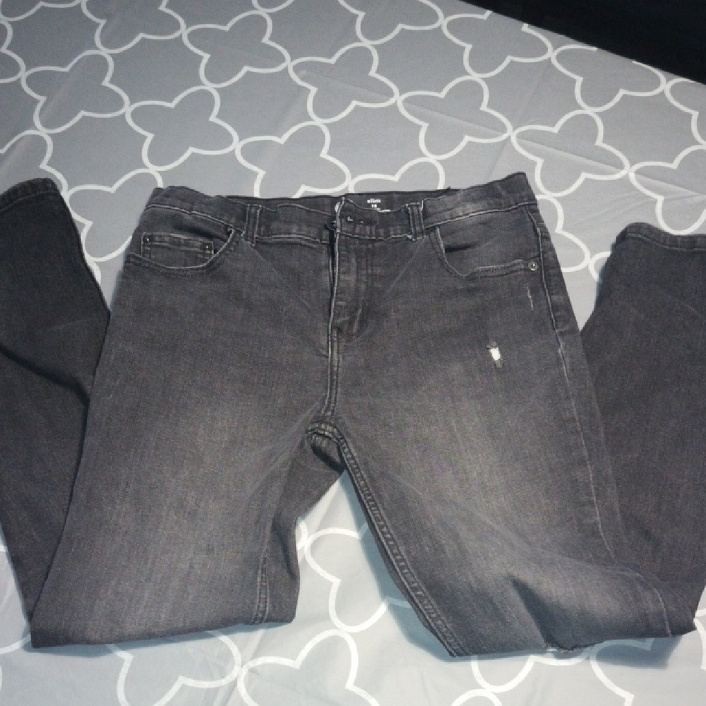 Boys Wonder Nation Charcoal Straight Leg Jeans